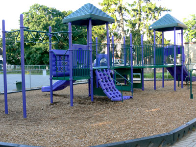 The senior playground at Cook's School Day Care, child care in Cobourg, ON